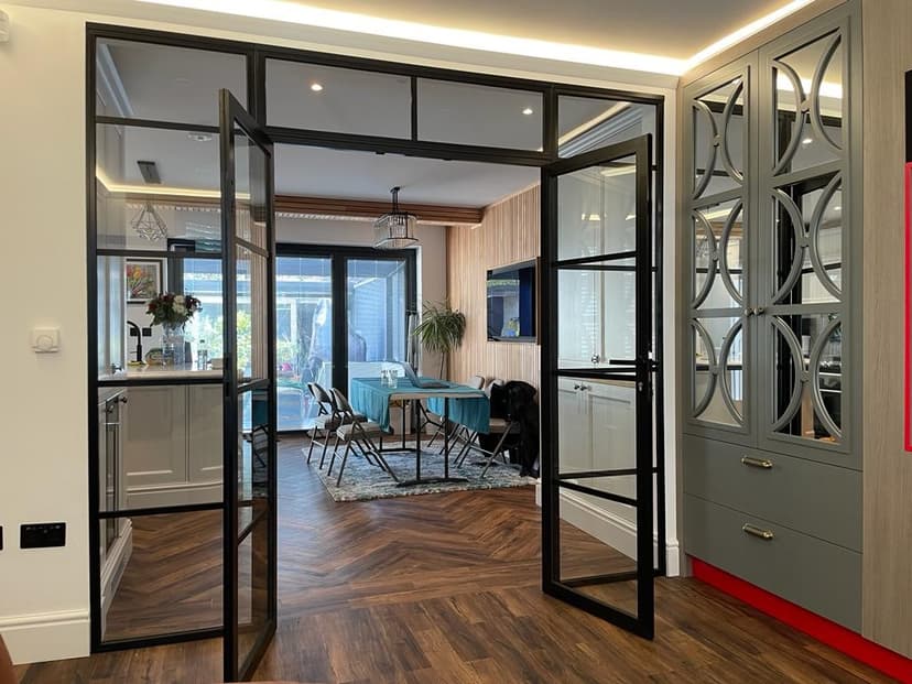 Aluminium Internal French Door